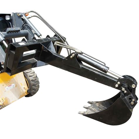 mini skid steer with backhoe attachment|titan excavator attachments.